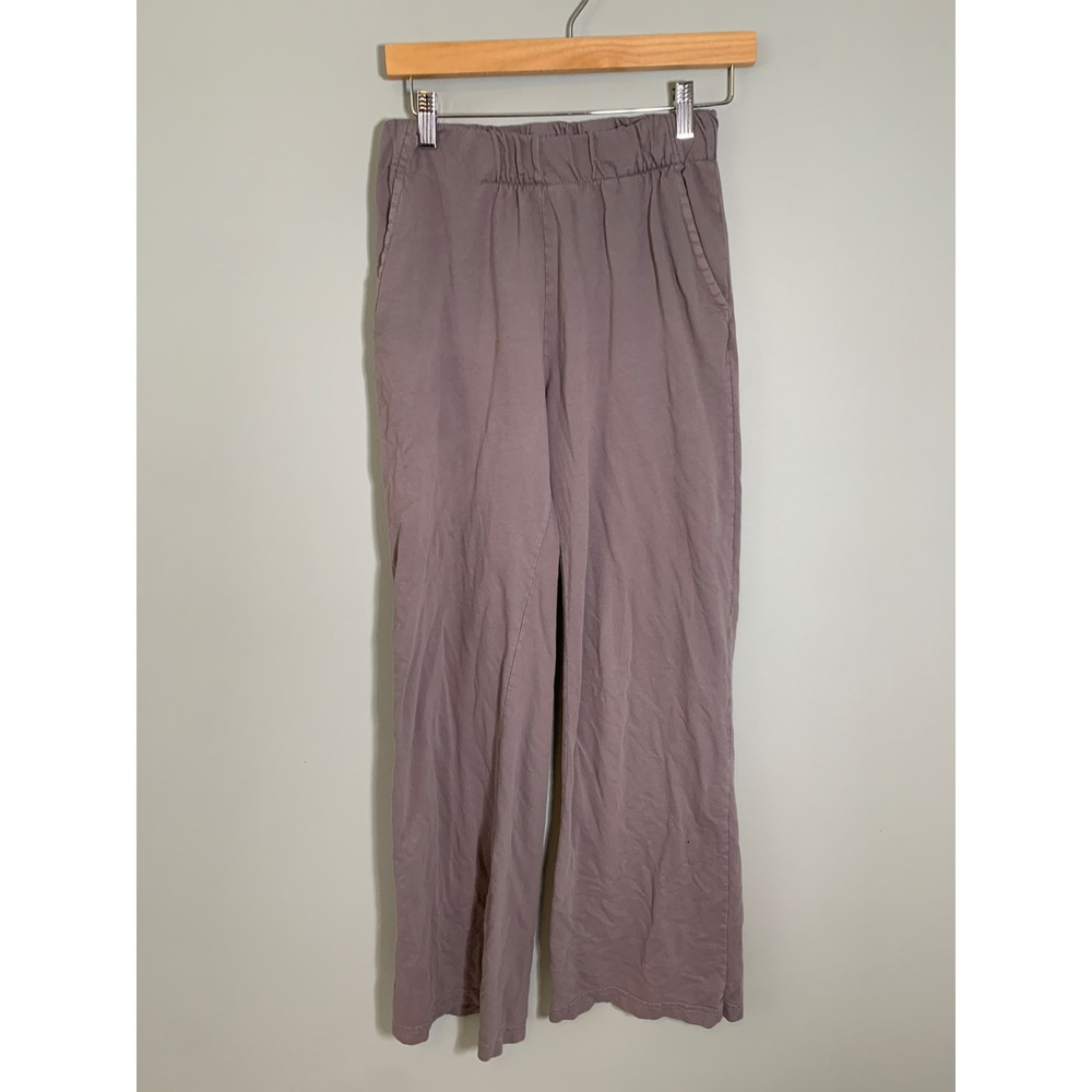 Talentless‎ Wide Leg Lounge Pants Womens Small Purple Elastic Waist Pockets